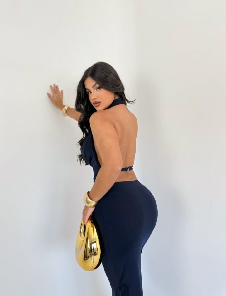 Vestido Longo Costa Nua