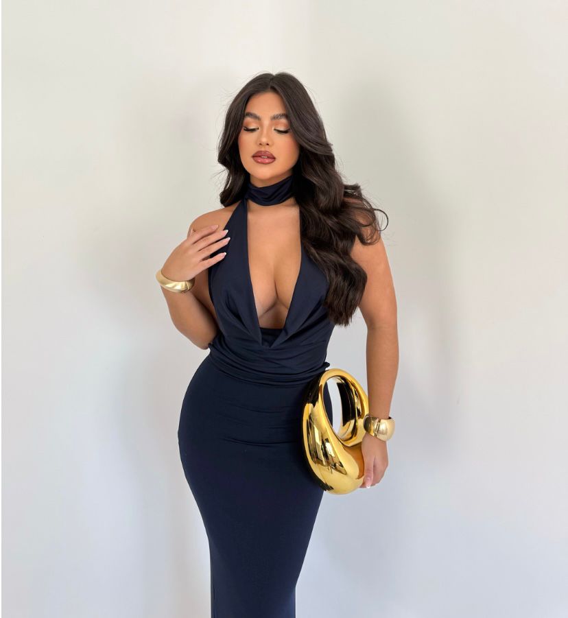 Vestido Longo Costa Nua